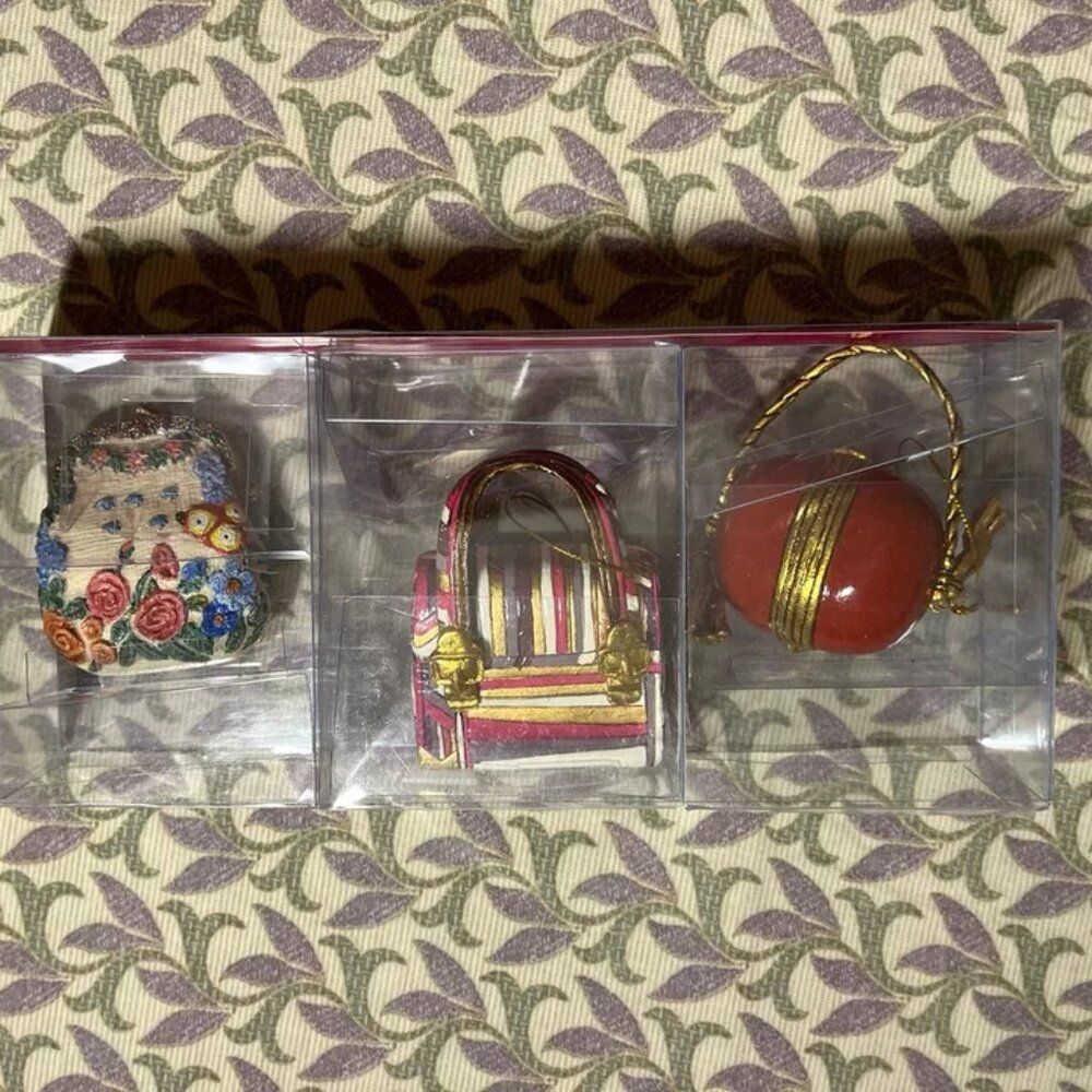 THE MET - Purse Ornament Set of 3 Circa 2018-2019, Adorable